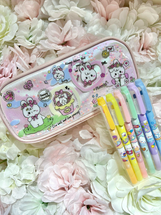 Pack estuche + set destacadores