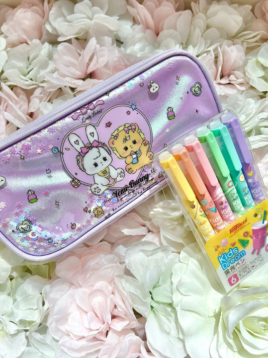 Pack estuche + destacadores