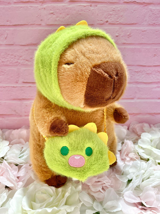 Peluche Capybara dinosaurio