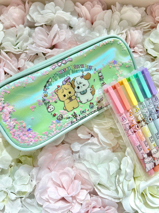 Pack estuche + destacadores